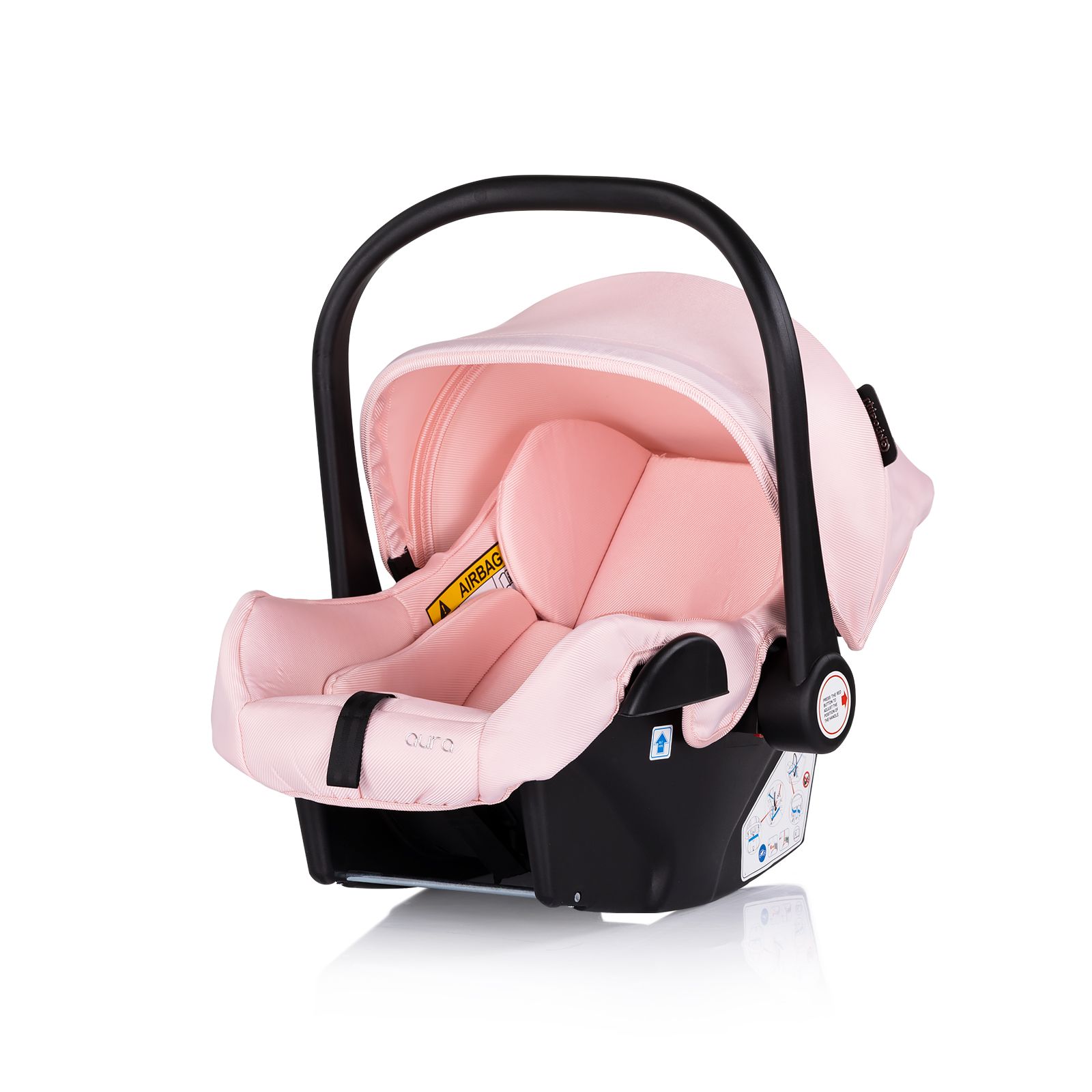 Chipolino Autostoel Aura Pink Marshmallow