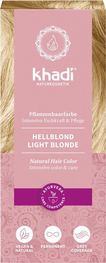 Khadi Haarkleuring Light Blond 100 gr
