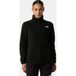 The North Face W Glacier Fleecejas voor dames, 1/4 ritssluiting, TNF zwart, S