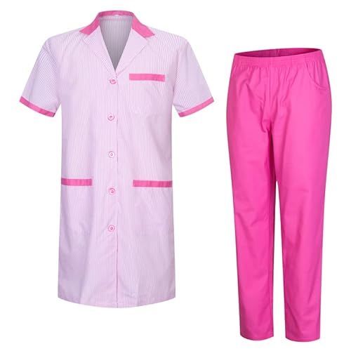 MISEMIYA Unisex Jas en Broek Sanitair-Uniformen Sanitair 8178
