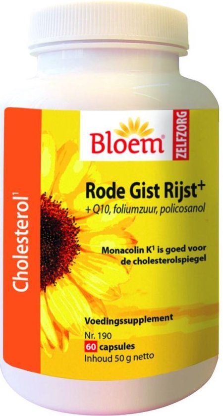 Bloem Rode Gist Rijst+ Capsules