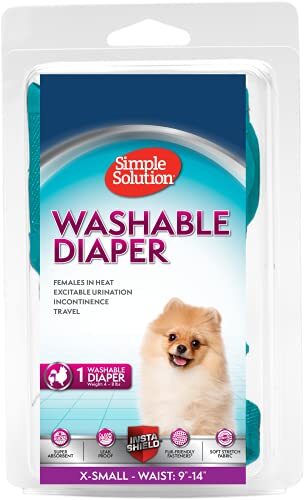 Simple Solution Simple Solution Wasbare vrouwelijke hondenluiers, Absorberend en lekvrij, Irritant urineren of incontinentie