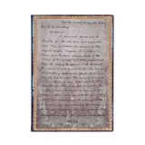 Paperblanks 12 maanden softcover flexis-kalender 2024, Frederick Douglass, brief voor burgerrechten, horizontaal, midi (125 × 175 mm)