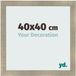 yd. Cadre photo 40x40 cm Or Antique MDF Pisa