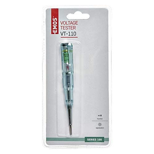 Emos MS 18 spanningstester/spanningmeter AC/DC, 0-250 V, polariteitsindicatie, contactloos