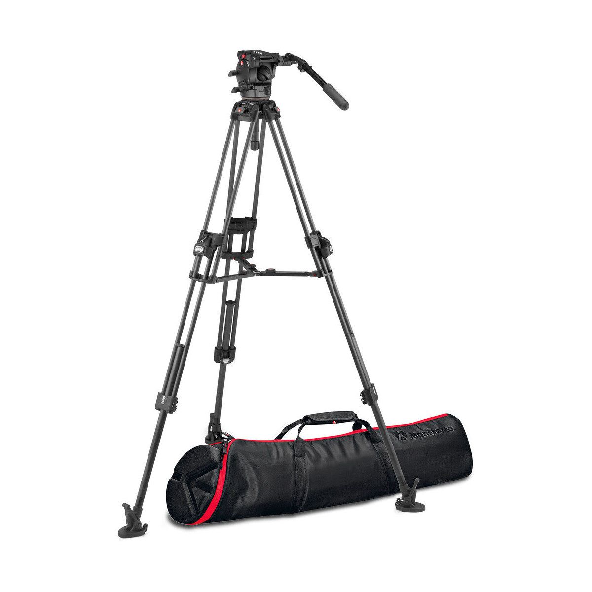 Manfrotto 526-1 Fluid Head + 645 Fast Twin Carbon Tripod