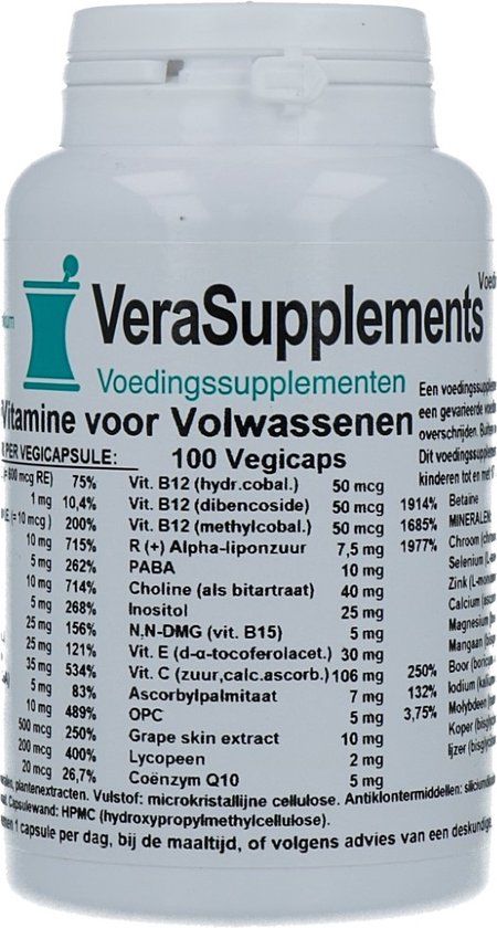 BIOVITAAL SUPER MULTI VOLWASSEN - 100 mg - 1 stuk(s)