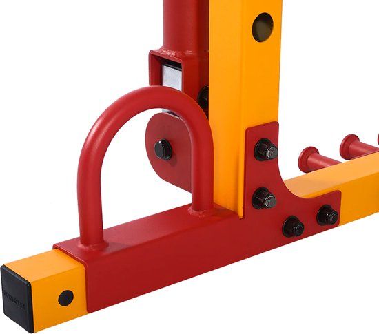 Powertec WB-PR16-RAA Krachtstation Accessoire - Rood - Staal - 2 jaar garantie