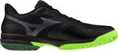 Mizuno Wave Exceed Court Padel Schoenen Unisex Zwart/Foliage Groen/Glowing Apple Maat 41