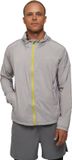 DANISH ENDURANCE Windjack - Outdoorjas - Lichtgewicht - Ademend - Heren - Zilver Grijs - Maat M