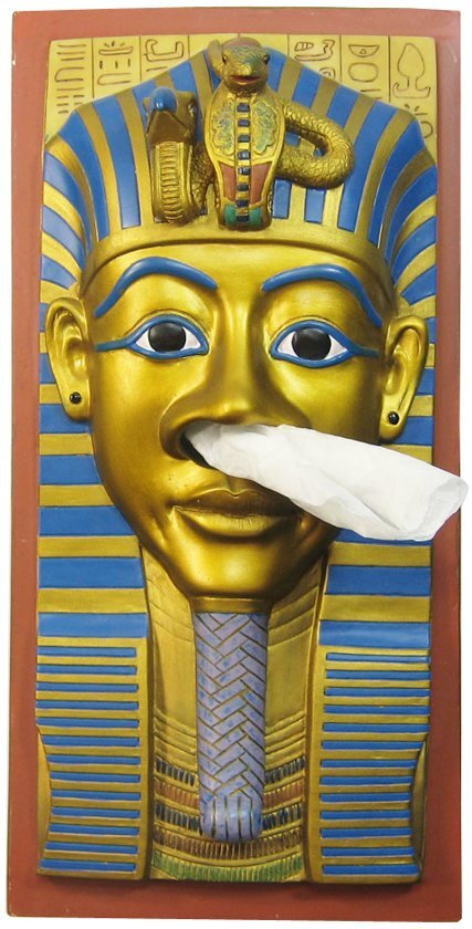 Rotary Hero King Tut Tissue Box Cover - Tissuehouder - Mulicolor