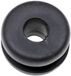 TRU COMPONENTS TC-10820708 Kabeldoorvoering Klem-Ø (max.) 5 mm Plaatdikte (max.) 1.5 mm PVC Zwart 1000 stuk(s)