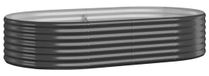 Plantenrek, staal met coating, verzinkt, antraciet, 175x100x36 cm