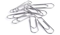Pavo paperclips, metaal, 32 mm, verzinkt, doosje, 100 stuks
