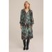 We Fashion Robe Mi-longue Vert Mousse