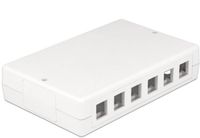 Delock Uitvoerdoos voor 6 of 12 Keystone modules / wit