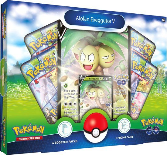 Pokémon GO Collection: Alolan Exeggutor V Collection - Pokémon TCG