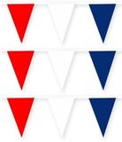 Merkloos / Sans marque Rusland 3x Stoffen Vlaggenlijnen/Slingers 10 Meter Katoen