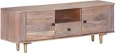vidaXL Tv-meubel 118x30x40 cm massief acaciahout