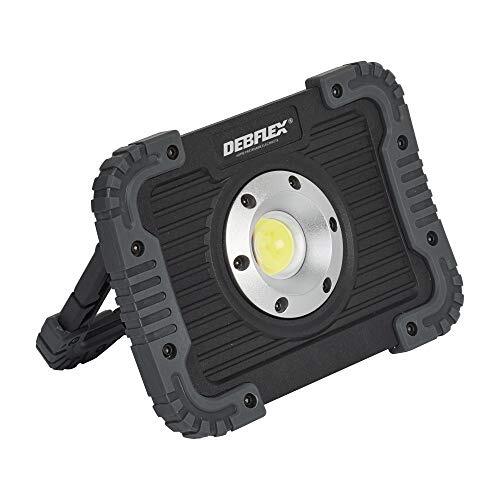 DEBFLEX 600492 bouwspot, eenvoudig, LED (4000 K - 10 W)