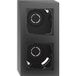 Gira boîtier 2 modules + cadre Gira E2 noir m [106209]