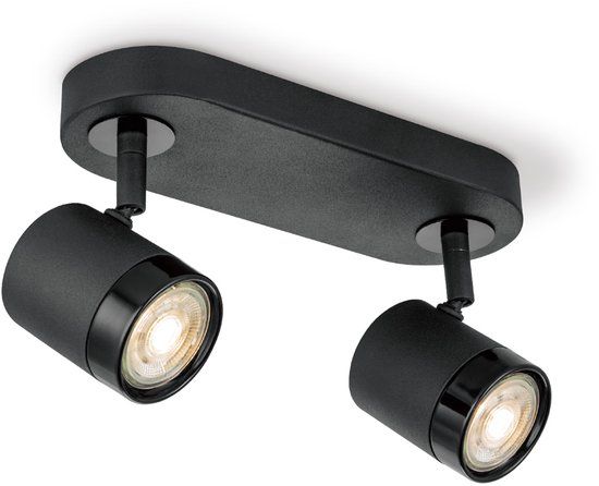 Besselink licht Home Sweet Home Manu LED Opbouwspot Zwart