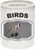 Bellatio Decorations Shoppartners Bv Dieren liefhebber putter vogel spaarpot 9 cm jongens en meisjes - keramiek - Cadeau spaarpotten vogels liefhebber