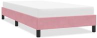 vidaXL Bedframe - 90x220 cm - Fluweel - Roze