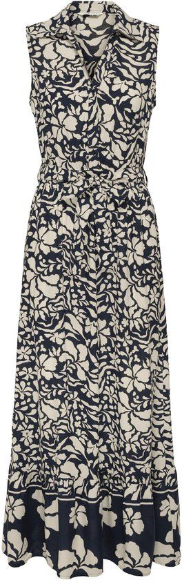 Onlvibe ONLY - ONLVIBE LIFE S/L SHIRT LONG DRESS WVN Maxi jurk Night Sky