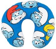 United Labels Smurfen reiskussen - blauw 100% polyester - 35x30 cm