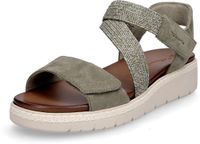 Tamaris Plateau Sandalen Dames Groen Maat 36
