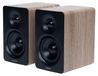 M60 - Enceintes de bureau sans fil 2.0 - 66 W RMS - Bluetooth 5.3 - 3 modes EQ - Entrée USB - Chêne classique
