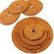 BeiJingLiangPinJiaZuoKeJiWenHuaFaZhanYouXianGongSi Paillis de noix de coco - Protection hivernale et désherbage - Pour plantes en pot - 5 pièces - Ø 45 cm