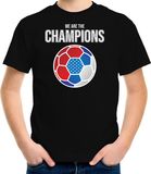 Bellatio Decorations Shoppartners Bv USA WK supporter t-shirt - we are the champions met USA voetbal - zwart - kinderen - kleding / shirt 158/164