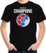 Bellatio Decorations Shoppartners Bv USA WK supporter t-shirt - we are the champions met USA voetbal - zwart - kinderen - kleding / shirt 158/164