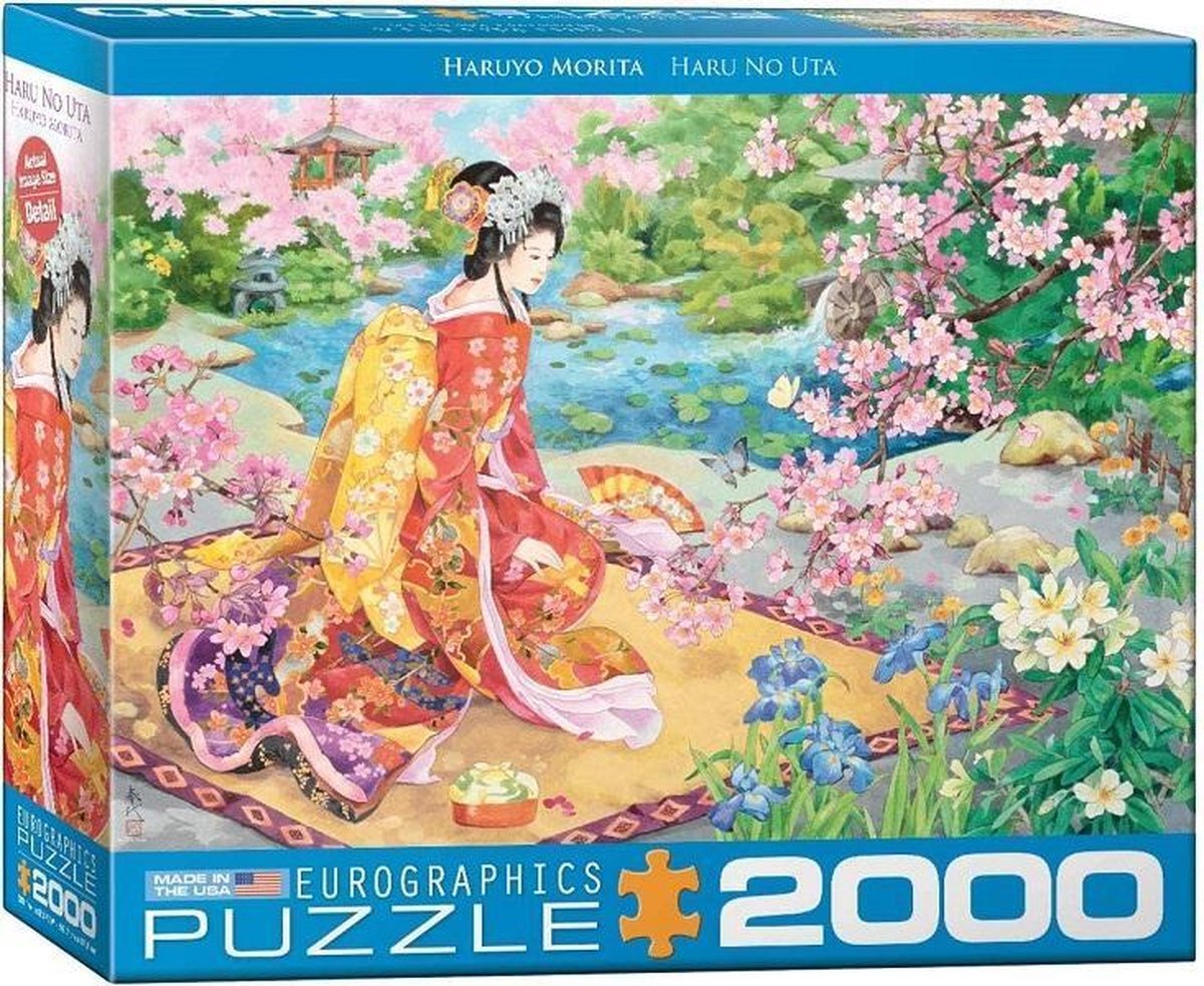 Eurographics Haru No Uta - Haruyo Morita Puzzel (2000 stukjes)