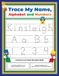 Trace My Name Alphabet and Numbers Workbook for Kinsleigh