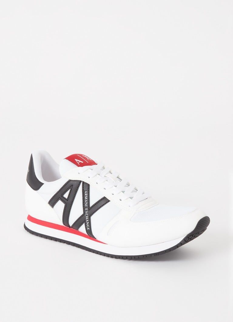 Armani Exchange Retro Sneaker with Mesh Details
