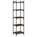 VidaXL Boekenkast 5-laags 40x30x154 cm bewerkt hout gerookt eikenkleur