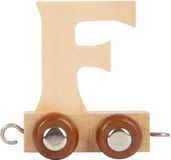 Small Foot - Houten Lettertrein - F - Naturel