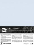 Clairefontaine 796013C - Gecacheerd Pastelmat Papier - 5 Gecacheerde Vellen Speciaal Karton voor Droge Pastels - 24x32 cm 360g 1,8 mm - Lichtblauw