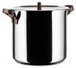 Casserole en inox, qualité 18/10, diamètre 24 cm, convient à l'induction, avec poignées PVD