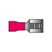 Carpoint Vlakstekkerhuls 541 Rood 6.3x0.8mm Blister 10-stuks