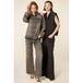 Homage to Denim High Waist Vintage Straight Leg Jeans - Grijs