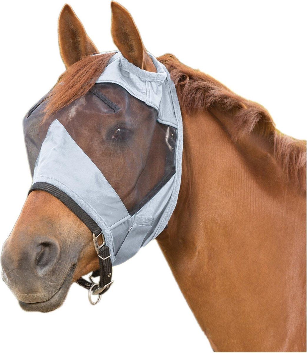 RelaxPets Waldhausen Vliegenmasker Zonder Oren Zilvergrijs - Cob