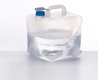 Kit réservoir d'eau – 10 litres – pour camping – sans BPA, transparent / bleu