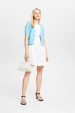 Esprit Gilet Femme Turquoise Clair Coton L