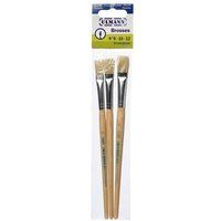 Lefranc Bourgeois Grippy - Penseel - rond - maat: 4, 10, 16 (pak van 3)