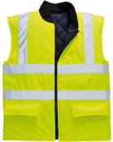 Portwest Hi-Vis Omkeerbare Bodywarmer S469 - Geel - XXXL
