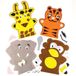Baker Ross Naaisets met handpoppen jungledieren voor kinderen - maak je eigen decoratie - creatieve knutselpakket met naaisetje om te maken en versieren (4 stuks)
